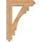 Ekena Millwork Merced Arts & Crafts Smooth Bracket, Western Red Cedar, 5 1/2"W x 28"D x 40"H BKT06X28X40MRC03SWR - alternate 2